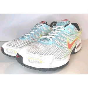 Nike Air Max Torch 4 White Volt Laser Crimson Running Walking Sneaker Size 10
